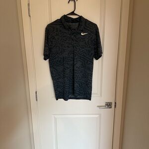 Nike Men's Navy Dri-Fit Golf Polo